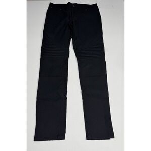 Prana Pants Womens Size 10 Black Brenna Moto Skinny Nylon Stretch Hiking Outdoor